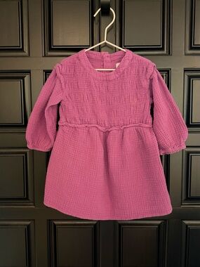 Kid 18-24m Zara purple cheesecloth dress